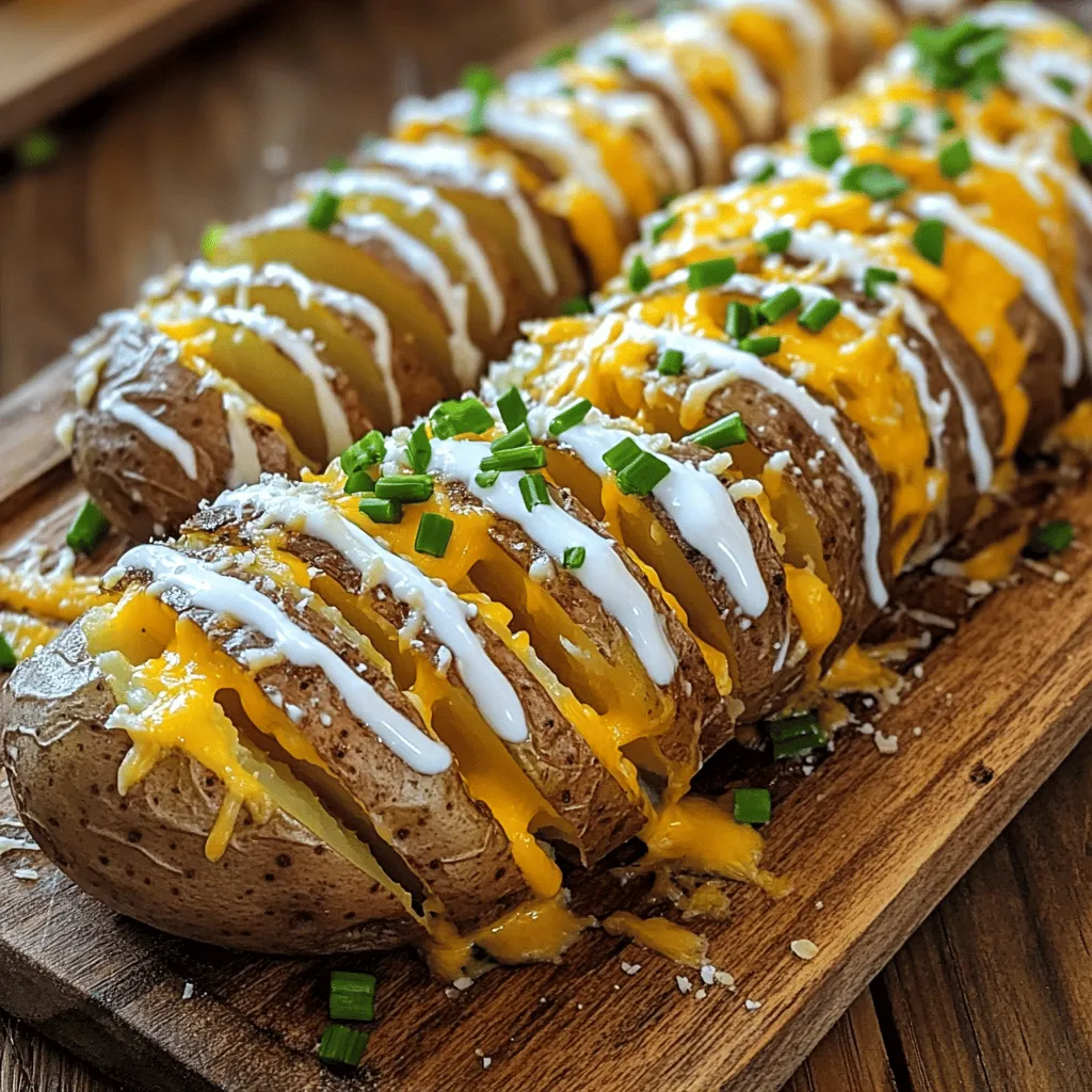 Hasselback potatoes are a fun way to enjoy spuds. They look fancy but are easy to make. The unique cuts allow the flavors to seep in better than regular baked potatoes. When you bake them, the edges get crispy, while the insides stay soft. This mix of textures makes them special.