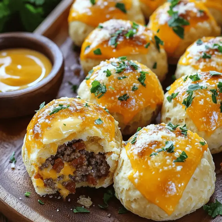 The key to making Garlic Parmesan Bacon Cheeseburger Bombs lies in the ingredients. Here are the essentials: