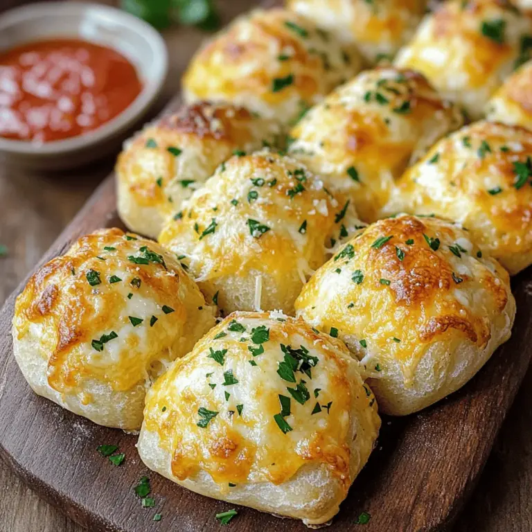To create the best recipe for cheese bombs, you need simple ingredients. Here are the items you will use: