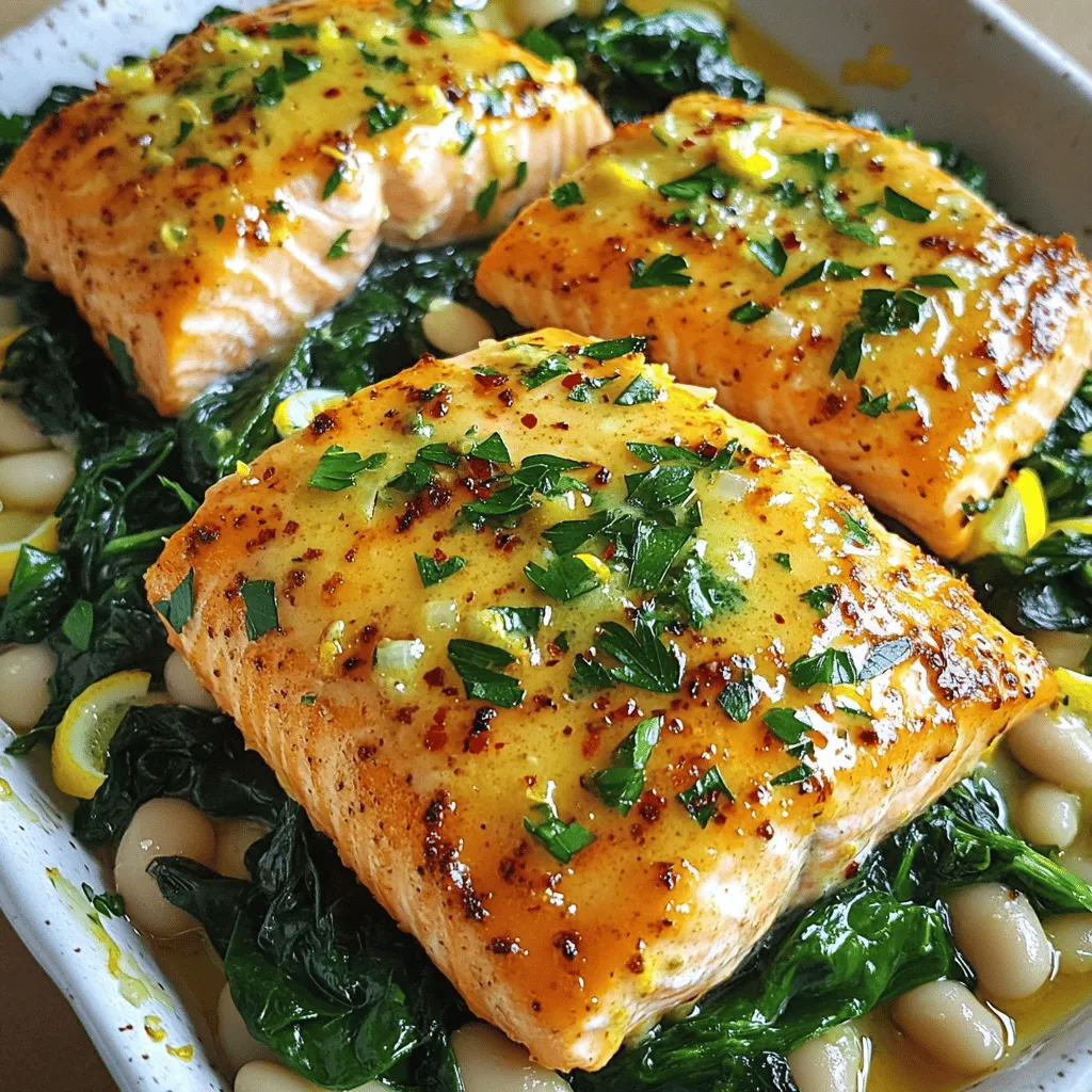 To make garlic butter salmon, you need fresh salmon fillets, butter, and garlic. I like to use four 6-ounce salmon fillets for this dish. They offer a great portion size. You also need four tablespoons of unsalted butter for that rich flavor. Finally, four cloves of minced garlic add a punch of taste. Don’t forget the spices! You’ll need thyme and paprika for seasoning. Salt and pepper enhance the flavor, so use them to taste.