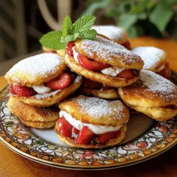 Making fried strawberry cheesecake sandwiches is easy and fun. You will need some simple ingredients to get started.
