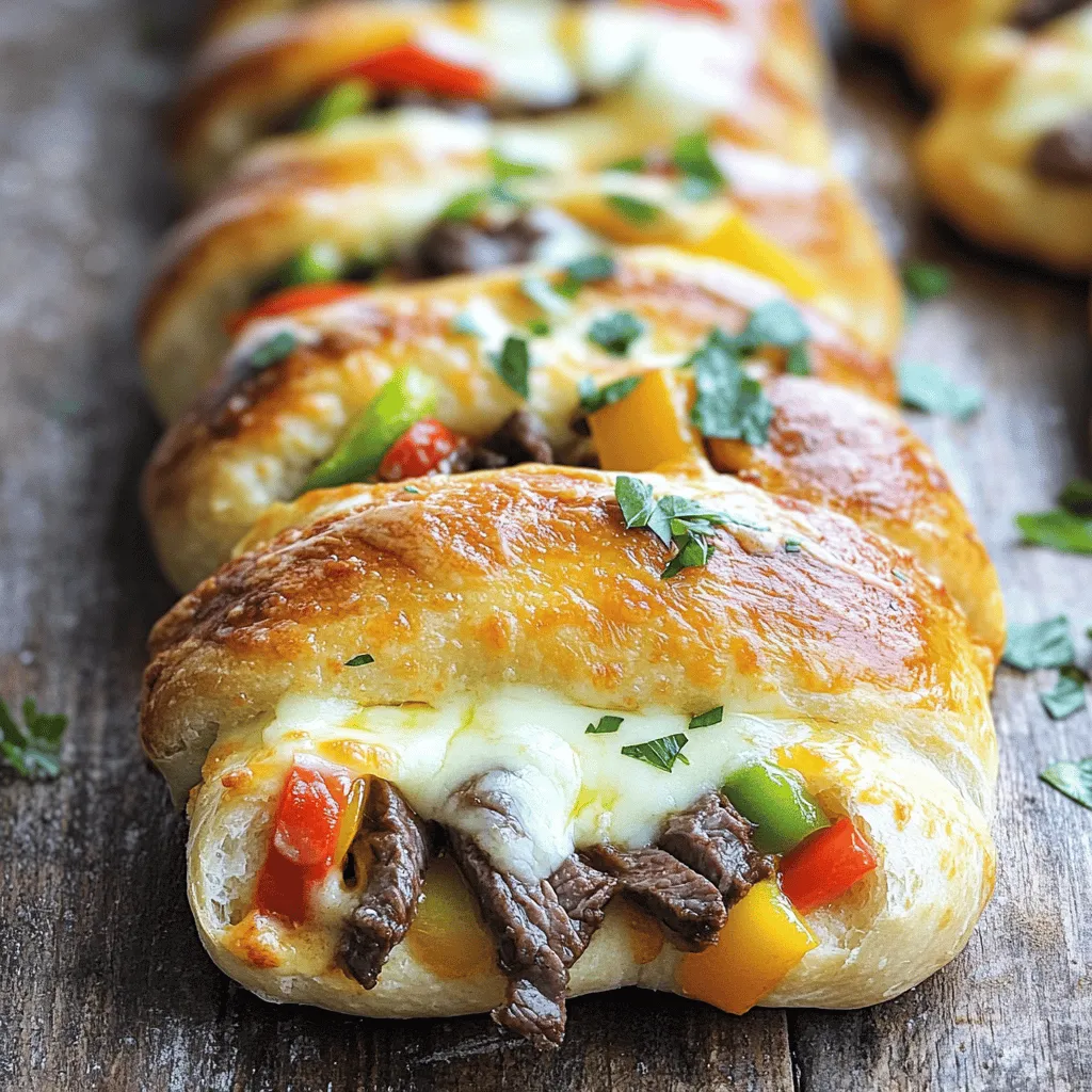 Philly cheesesteak stuffed cheesy breadsticks are a fun twist on a classic dish. They mix the rich flavors of a homemade Philly cheesesteak with the soft, cheesy goodness of breadsticks. This combo makes them a hit for many food lovers.