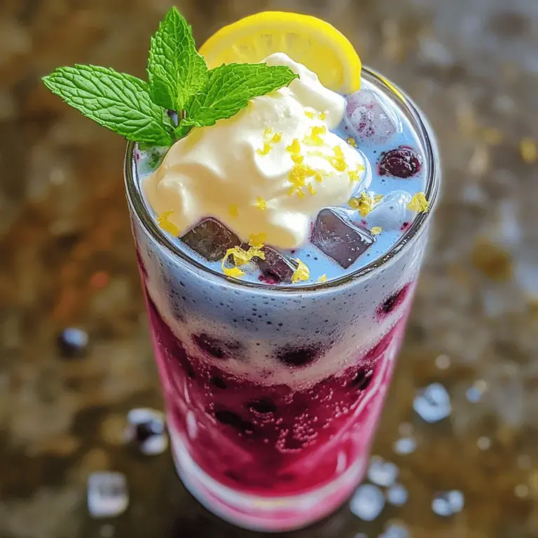To make a sugar free blueberry Italian cream soda, you need simple ingredients. Here’s what you will use: