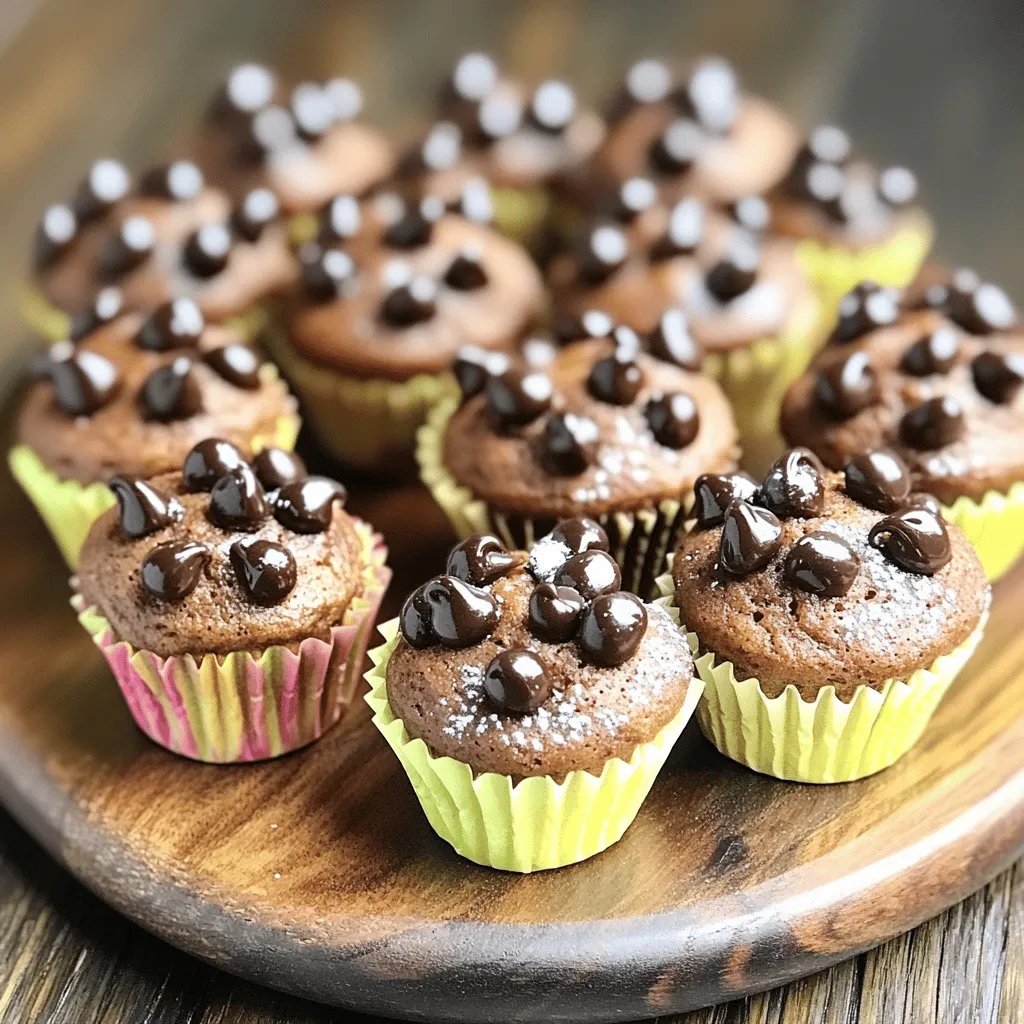 To make healthy chocolate mini muffins, specific ingredients shine. The main ingredient is whole wheat flour. Why choose this over all-purpose flour? Whole wheat flour adds fiber and nutrients. It helps keep you full longer and supports digestion.