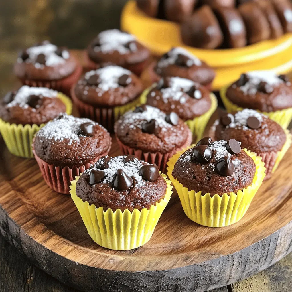 To make healthy chocolate mini muffins, specific ingredients shine. The main ingredient is whole wheat flour. Why choose this over all-purpose flour? Whole wheat flour adds fiber and nutrients. It helps keep you full longer and supports digestion.