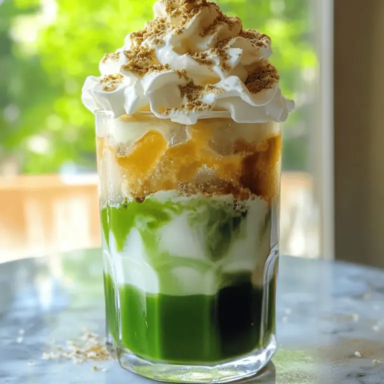 An Iced Brown Sugar Matcha Latte is a delightful drink that blends matcha with brown sugar. This drink has a creamy texture and a sweet flavor. It is perfect for warm days or when you need a refreshing boost.
