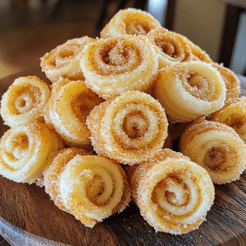 To make angel food cake churro bites, you need a few simple ingredients. The key ingredient is angel food cake mix. You will also need water, unsalted butter, and vanilla extract. These create a light and fluffy base.