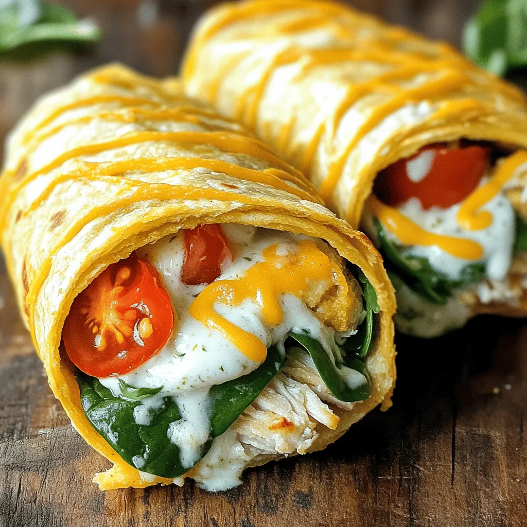 To make cheesy garlic chicken wraps, you need a few simple steps. First, gather your ingredients. You will need chicken breasts, mozzarella cheese, Parmesan cheese, garlic, and spices. Don’t forget the flour tortillas and fresh veggies.
