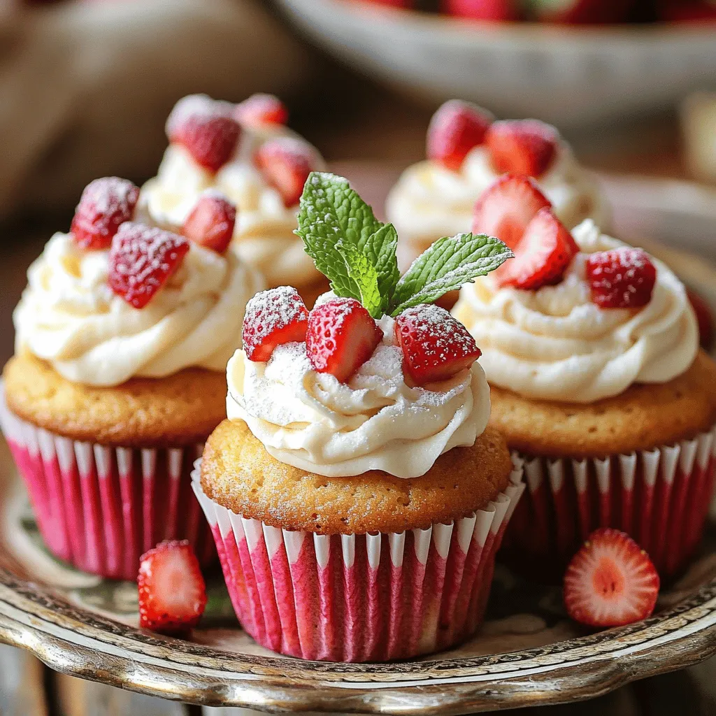 - 1 ½ cups all-purpose flour - 1 cup granulated sugar - ½ cup unsalted butter, softened - 2 large eggs - 1 teaspoon vanilla extract - ½ cup buttermilk - 1 teaspoon baking powder - ½ teaspoon baking soda - ¼ teaspoon salt - 1 cup fresh strawberries, pureed - 1 cup fresh strawberries, diced (for topping) - 1 cup whipped cream cheese frosting (store-bought or homemade)