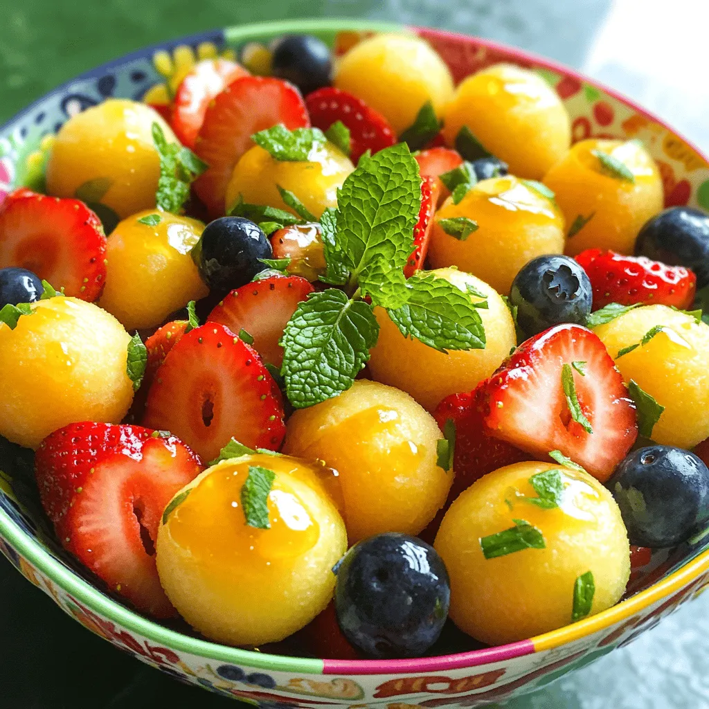 The stainless steel fruit scooper baller is a must-have tool for any party. It helps you create fun and fancy fruit balls that look great on any table. Using this tool is simple. You just scoop out round balls from melons, making your fruit display pop.
