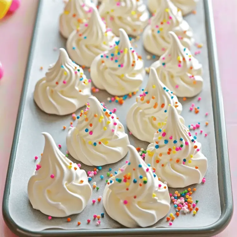 To make easy meringue cookies, gather simple ingredients. You need three large egg whites, cream of tartar, granulated sugar, vanilla extract, Jello powder, and a pinch of salt. Optionally, you can add sprinkles for fun decoration. Using Jello adds a burst of flavor and color to the cookies.