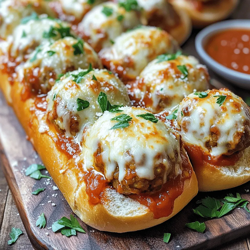 - 1 pound ground beef (or a mix of beef and pork) - 1 cup breadcrumbs (preferably Italian-seasoned) - 1/4 cup grated Parmesan cheese - 1/4 cup fresh parsley, chopped - 1 large egg - 3 cloves garlic, minced - 1 teaspoon dried oregano - 1 teaspoon dried basil - Salt and pepper to taste - 1 cup marinara sauce (store-bought or homemade) - 4 sub rolls (hoagie rolls work well) - 1 cup shredded mozzarella cheese - Olive oil for brushing - Optional: Sliced jalapeños for added heat