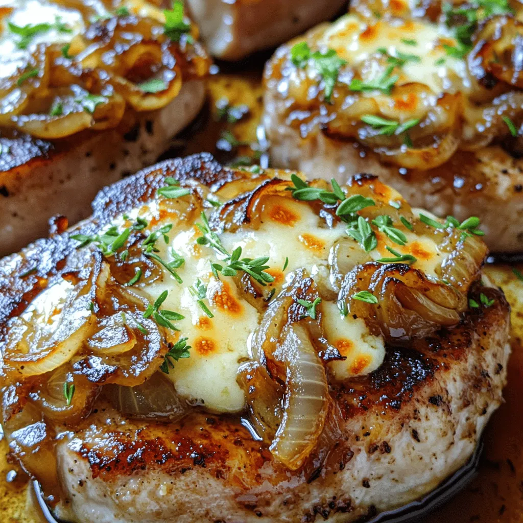 To make French Onion Smothered Pork Chops, you need a few key ingredients that bring the dish to life. Here’s what you will need: