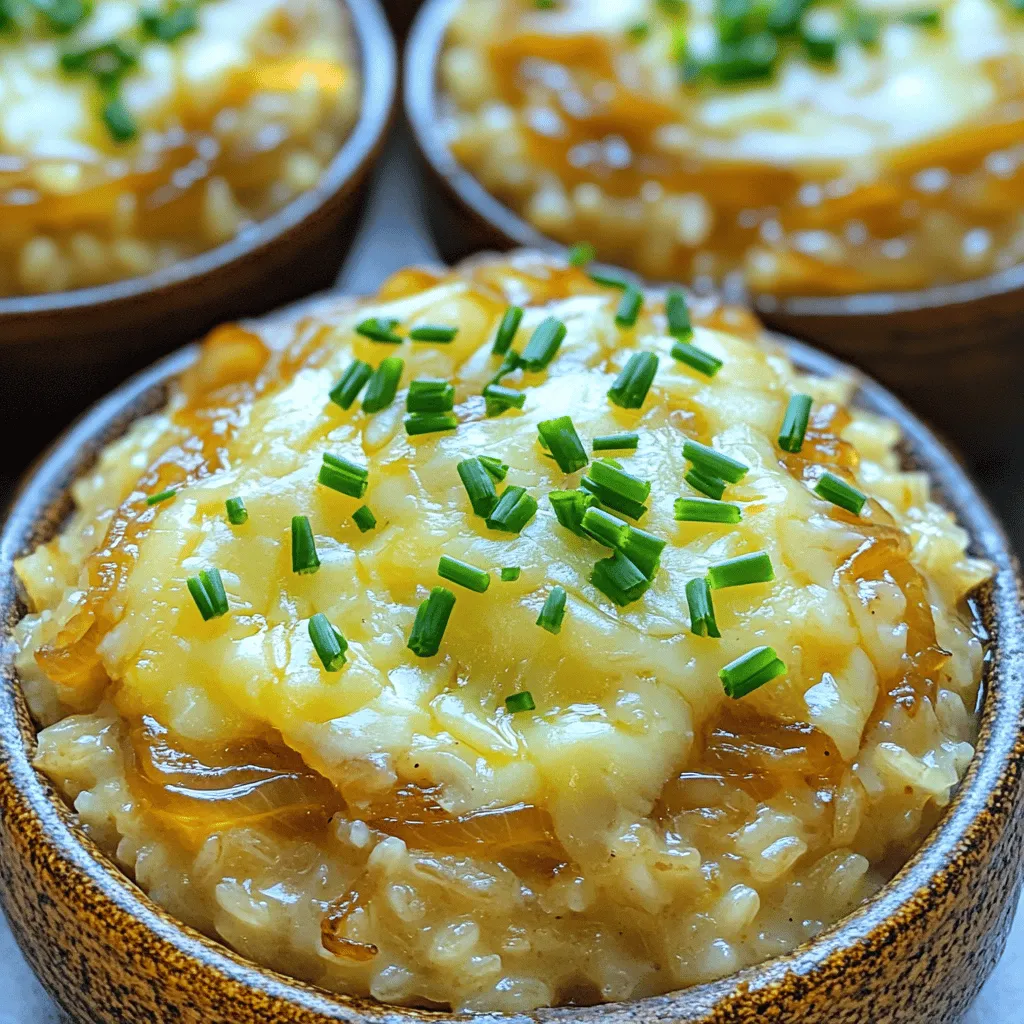 To make French onion soup rice, you need a few key ingredients. These items create the rich, comforting flavors of this dish. Here’s what you need: