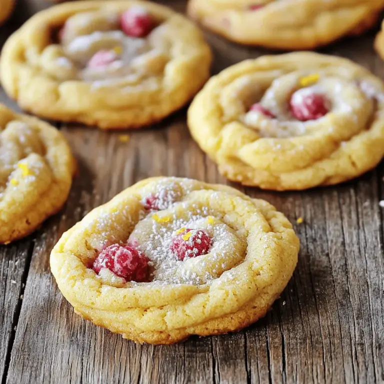 To make lemon raspberry cookies, you need simple ingredients. Here’s a list of what you will need: