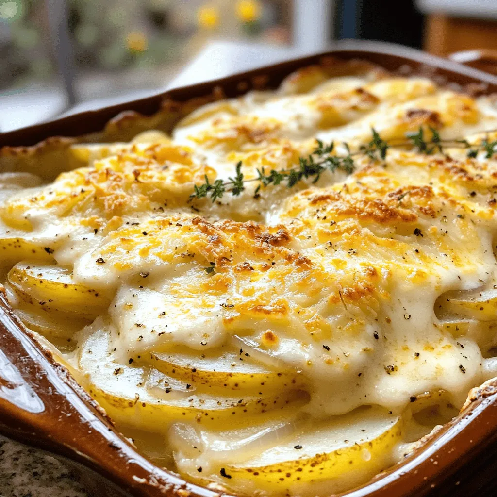 To make delicious Au Gratin Potatoes, you will need: