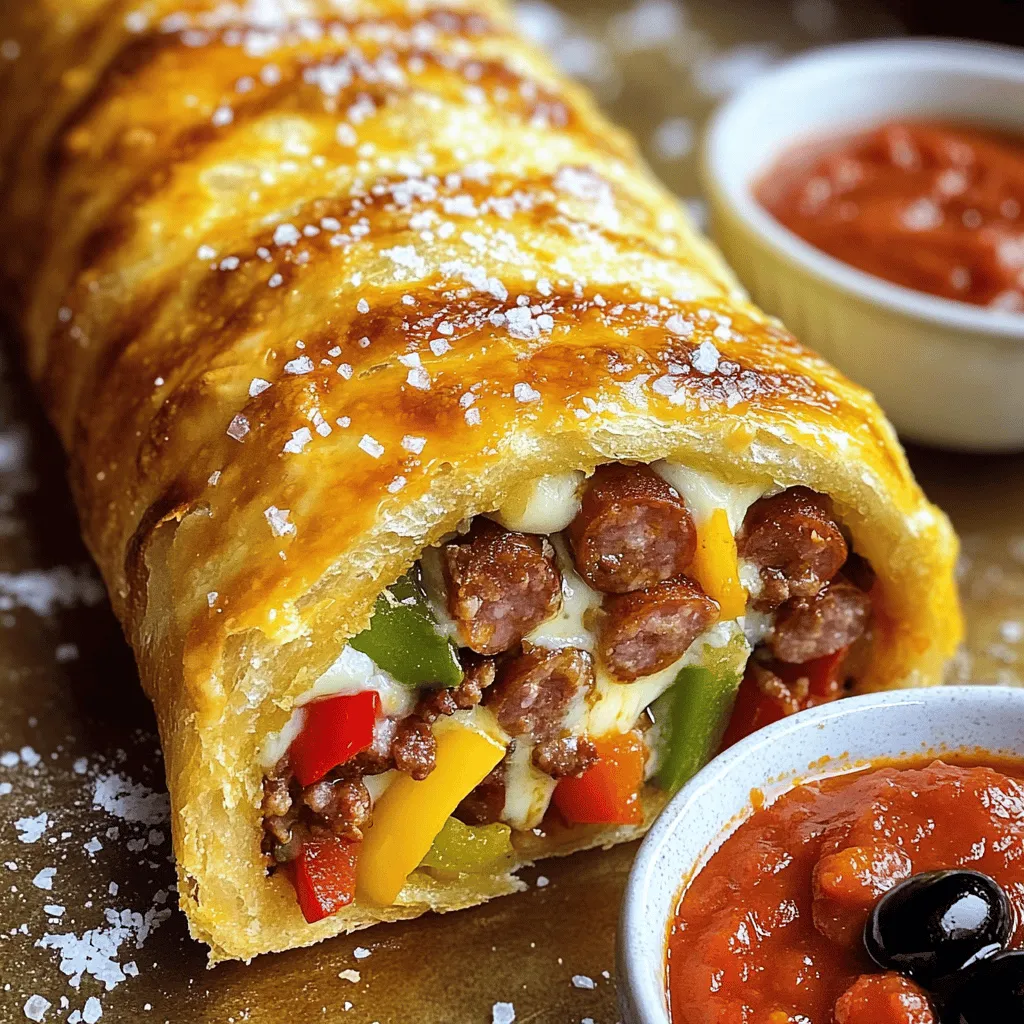Here is the complete list of ingredients you'll need for your Easy Stromboli Dinner: