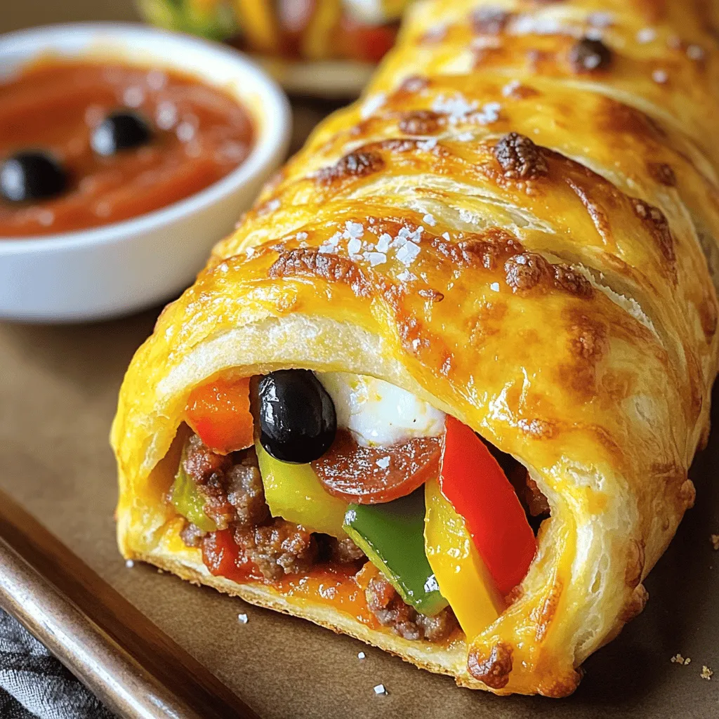 Here is the complete list of ingredients you'll need for your Easy Stromboli Dinner: