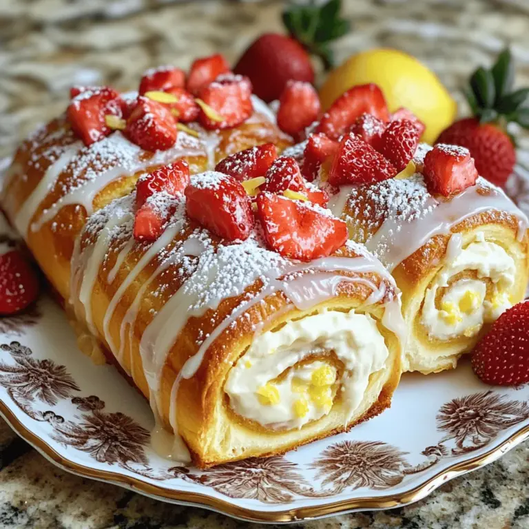 When making Strawberry Cheesecake Sweet Rolls, the right ingredients make all the difference. Here’s what you need: