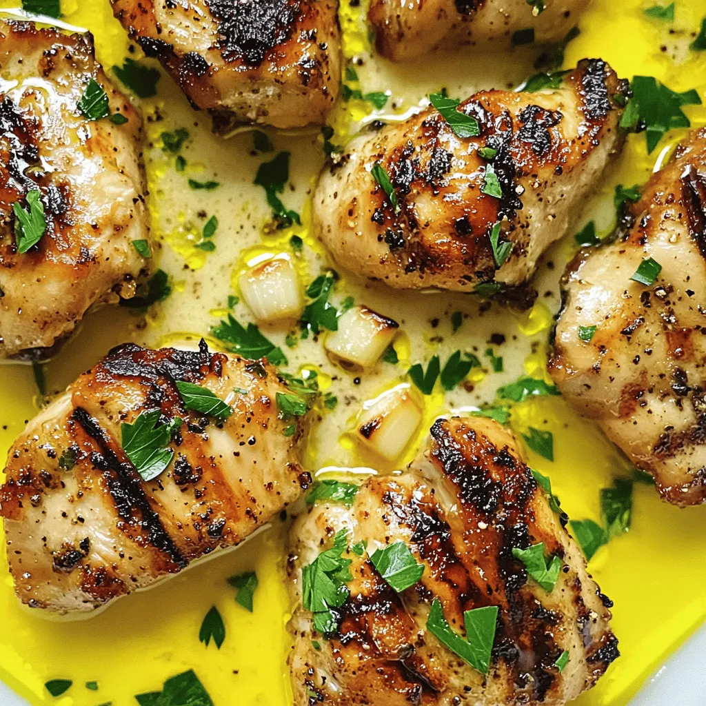 - 1 pound chicken breast - Olive oil - Garlic powder