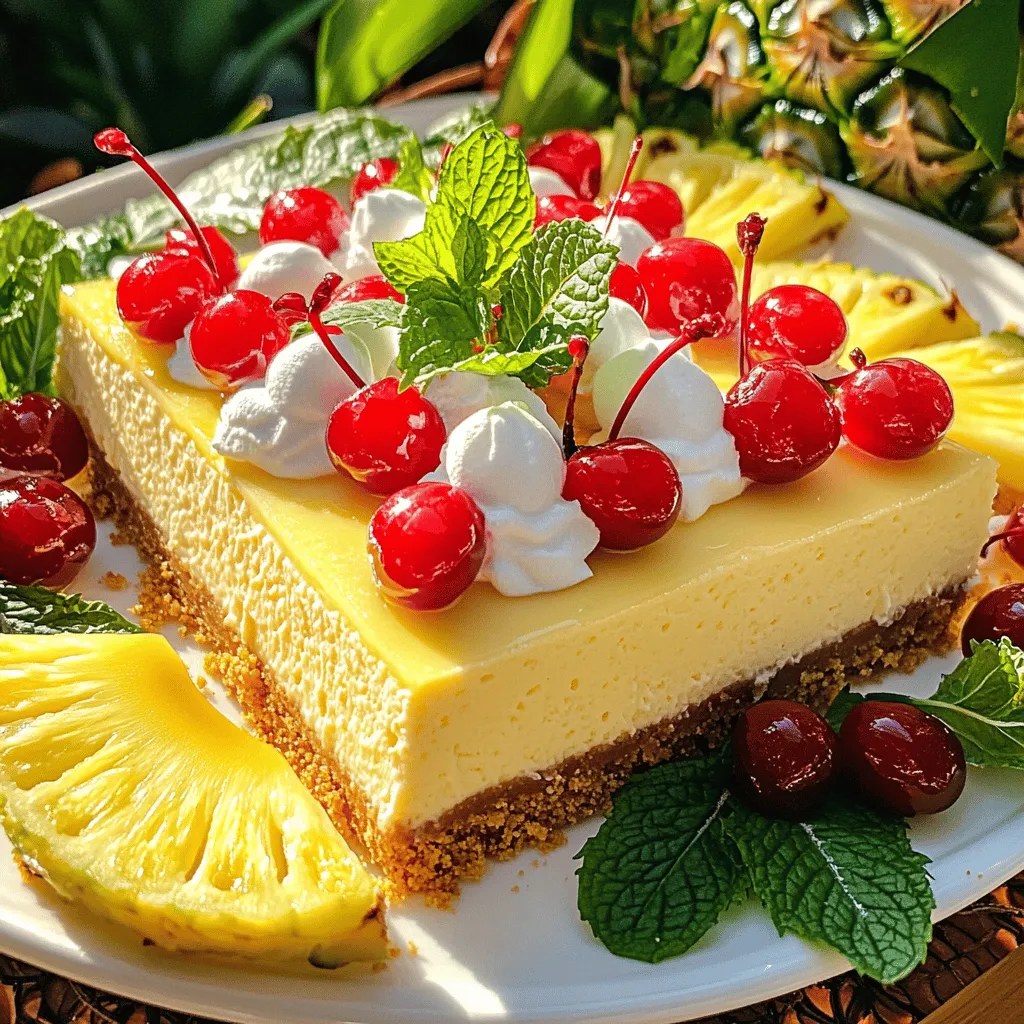 To create a delightful Pineapple Upside-Down Cheesecake, you will need the following primary ingredients: