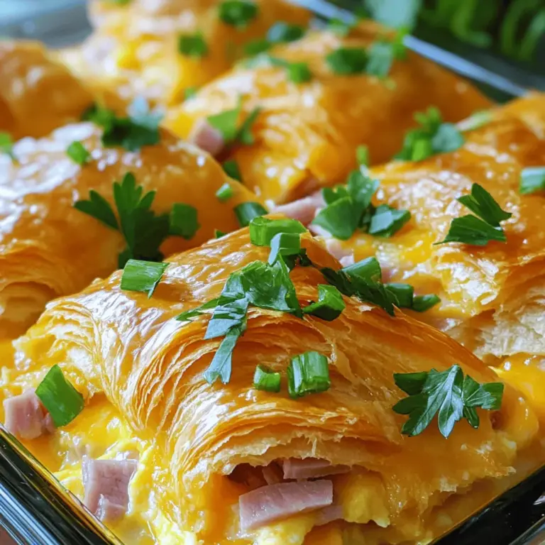 - Croissants and Dairy Essentials - For this dish, you need six large croissants. They should be torn into pieces. Fresh croissants work best, but stale ones can also add a nice texture. You will also need two cups of whole milk. This adds creaminess and helps the croissants soak up the egg mixture.