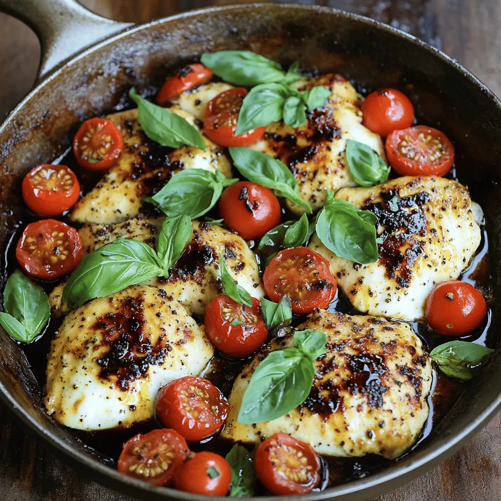 To make Classic Caprese Chicken, you'll need some simple yet fresh ingredients. Here’s the complete list of what you’ll need: