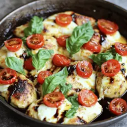 To make Classic Caprese Chicken, you'll need some simple yet fresh ingredients. Here’s the complete list of what you’ll need:
