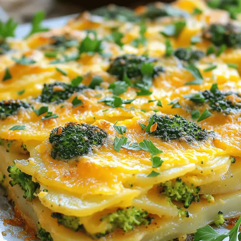 To make a hearty Potato, Broccoli & Pepper Jack Egg Casserole, you'll need the following ingredients: