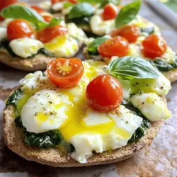 To make your English muffin breakfast pizza, gather these simple ingredients. You will find that they create a tasty and nutritious dish.