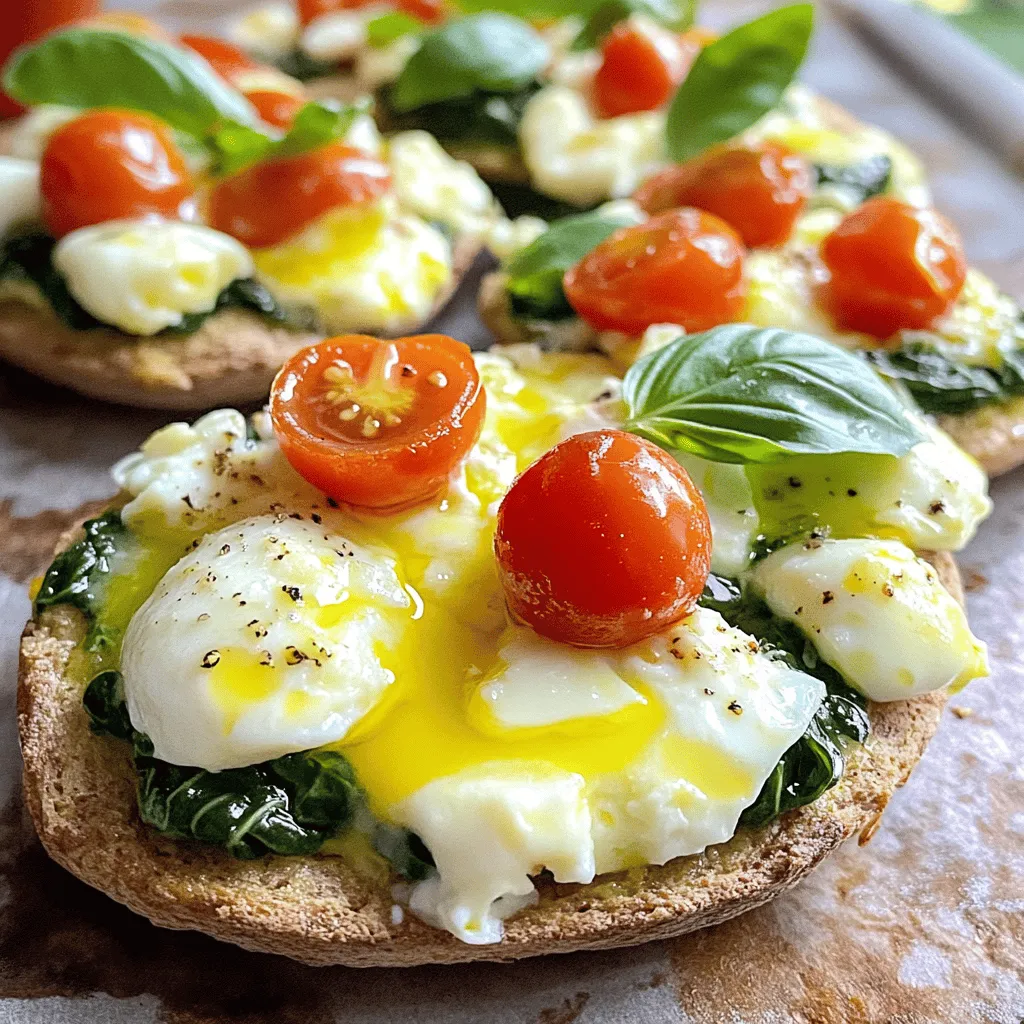 To make your English muffin breakfast pizza, gather these simple ingredients. You will find that they create a tasty and nutritious dish.