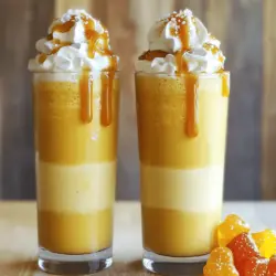 To make a rich caramel custard frappe, you need a few key ingredients. These will create the creamy base and rich flavor.