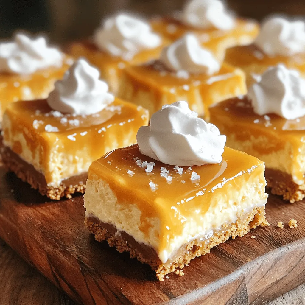 To make these amazing caramel cheesecake bars, you need a few simple ingredients. Each part of the recipe has its own set of items, making it easy to follow. Here’s what you need for each layer.