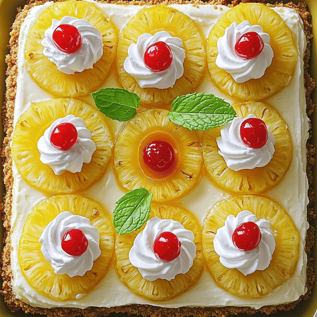 To make a delicious Pineapple Upside-Down Cheesecake, you need the following items: