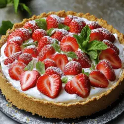 - 2 cups fresh strawberries, hulled and sliced - 1 cup heavy cream - 1/2 cup powdered sugar - 1 teaspoon vanilla extract