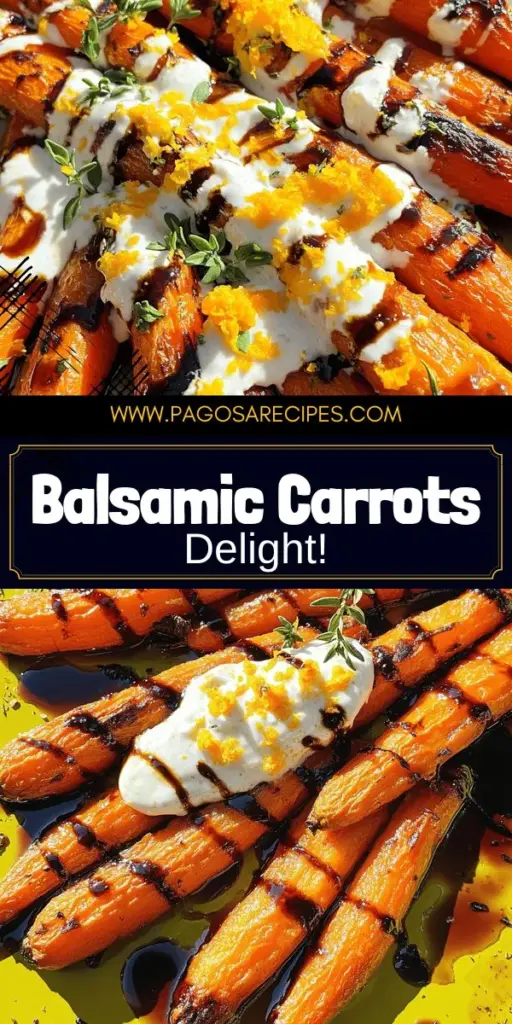 Elevate your dinner party with Flavorful Balsamic Carrots drizzled in delicious Orange Tahini Yogurt! This stunning dish combines sweet roasted baby carrots with a creamy, zesty yogurt sauce that's sure to impress. Perfect for any occasion, it's easy to make and bursting with flavor. Ready to wow your guests? Click through for the full recipe and tips on how to serve this delightful dish!