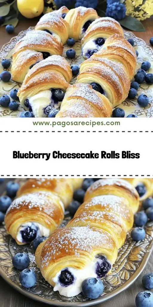 Indulge your sweet tooth with these scrumptious Blueberry Cheesecake Crescent Rolls! This easy recipe blends creamy cheesecake with fresh blueberries, making for a delightful treat that is perfect for any occasion. With just a few ingredients and simple steps, you can impress your friends and family in no time. Click to explore the full recipe and learn how to create this delicious dessert that everyone will love!