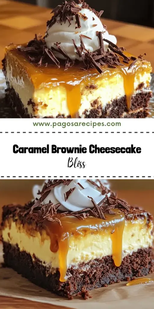 Indulge your sweet cravings with the Irresistible Caramel Brownie Cheesecake Delight! This decadent dessert combines rich chocolate brownie, creamy cheesecake, and luscious caramel, making it the perfect treat for any occasion. In this post, you’ll find simple, step-by-step instructions and tips to create this mouthwatering masterpiece. Ready to impress your friends and family? Click through to explore the full recipe and get baking!