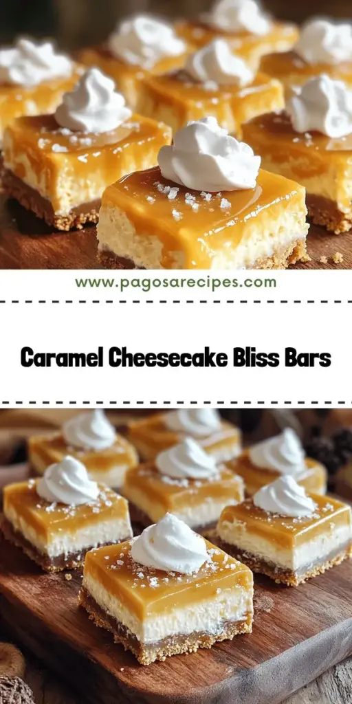 Get ready to satisfy your sweet tooth with my irresistible Caramel Cheesecake Bars! This easy dessert recipe combines a deliciously crunchy graham cracker crust, a creamy cheesecake filling, and a rich layer of luscious caramel on top. Perfect for any occasion, these bars are a true crowd-pleaser. Click through to discover the simple steps and tips for making these delightful treats. Your dessert game will never be the same!
