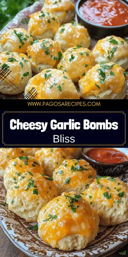 Craving a cheesy snack that's simple to whip up? Try my Pillsbury Biscuit Garlic Butter Cheese Bombs Delight! These golden-brown bites are filled with creamy cheddar and bursting with flavor. Perfect for parties or cozy nights in, they're easy to make and fun to eat. Follow my step-by-step guide and get ready to impress your friends and family! Click to explore the full recipe and start your kitchen adventure today!