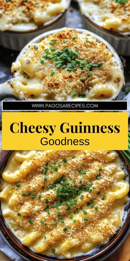 Savor the deliciousness of Guinness and Irish Cheddar Mac & Cheese with this easy-to-follow recipe. Discover how to blend creamy Irish cheddar with the rich notes of Guinness for a comforting dish that's perfect for any occasion. From essential ingredients to creative variations, you'll find tips for a smooth cheese sauce and crispy topping. Click through to explore full recipes and elevate your mac and cheese game!