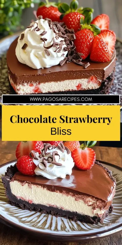 Indulge in a mouthwatering treat with my Chocolate Strawberry Cheesecake recipe! This delightful dessert pairs rich chocolate and fresh strawberries in a creamy cheesecake that’s easy to make, whether you're a beginner or an expert baker. Follow my step-by-step guide to create a stunning dessert that will impress your guests. Click through to explore the recipe and make this delicious cheesecake for your next special occasion!