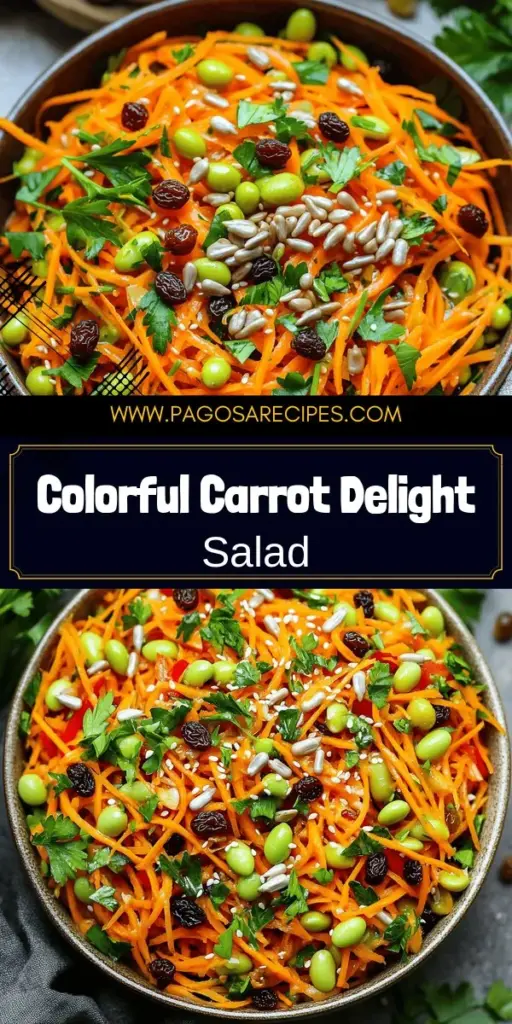 Elevate your meals with this vibrant shredded carrot salad, the perfect blend of fresh veggies, crunchy seeds, and a zesty dressing! Quick to prepare and bursting with flavors, it's not just a side but a delightful dish you can customize. Discover the simple ingredients and easy steps to create this colorful salad that’s healthy and refreshing. Click to explore the full recipe and add a splash of color to your plate today!