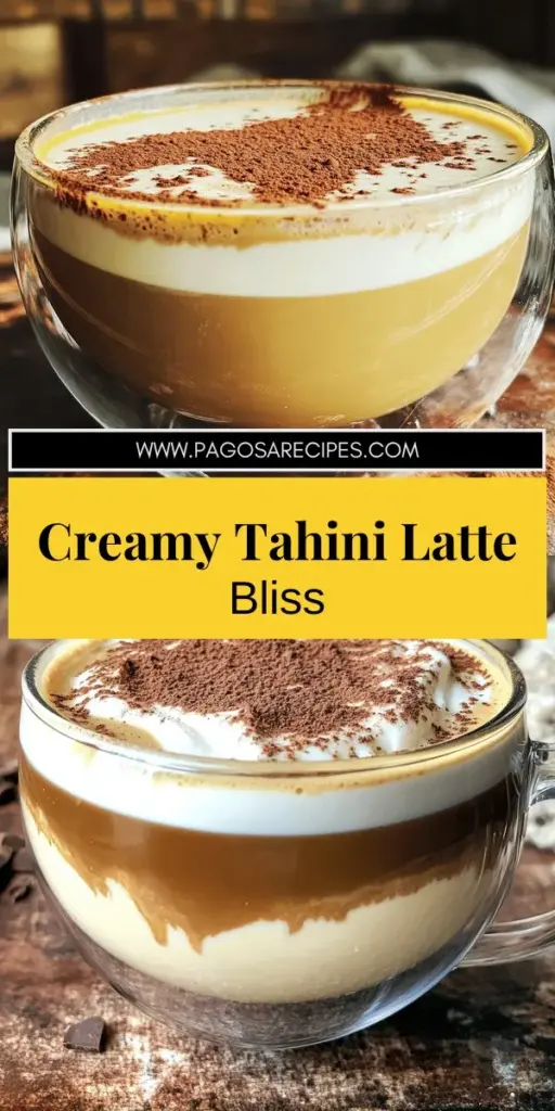 Start your day right with a Creamy Tahini Latte that will transform your morning routine! This delightful recipe combines rich espresso and creamy tahini with customizable flavors for a unique twist. Discover easy step-by-step instructions and tips for frothy perfection, whether you prefer it hot or iced. Click through to explore the full recipe and whip up a delicious drink that will energize your day!