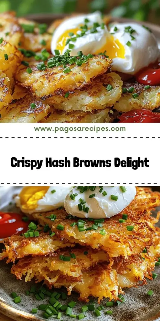 Start your day off right with crispy homemade hash browns that are sure to impress! This easy recipe uses simple ingredients like russet potatoes and onions to create golden-brown perfection. Learn essential tips for achieving the ideal crunch, discover flavorful variations, and get creative with optional seasonings. Ready to elevate your breakfast game? Click through to explore all the delicious details and master the art of perfect hash browns!