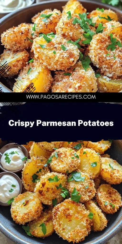 Craving a delicious side dish that's simple to make? Try these Parmesan crusted potatoes, a savory and crispy delight that everyone will love! With a golden-brown, crunchy exterior and tender inside, they make the perfect addition to any meal or a tasty snack for gatherings. Ready to impress? Discover the easy step-by-step recipe and bring this flavor-packed dish to your dinner table. Click through to explore and make your own!