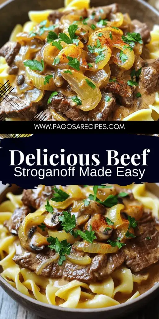 Craving a hearty meal that's both easy to make and utterly delicious? Dive into the world of Beef Stroganoff with this simple recipe guide. Learn how to create a creamy, flavorful sauce, tender beef, and perfectly cooked noodles in just one pot. With easy steps and fresh ingredients, impress your family with this classic dish they’ll love. Click through for the full recipe and tips to make it your own!