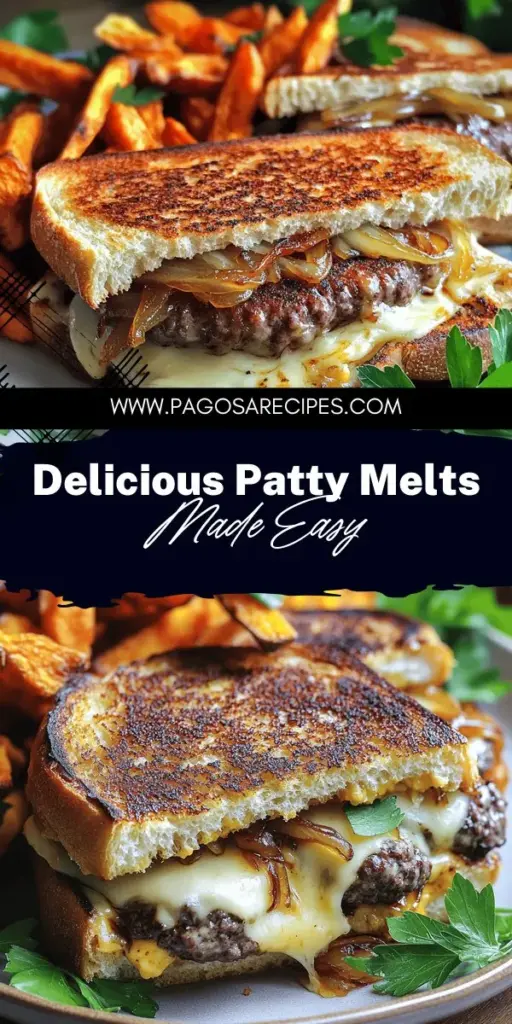 Satisfy your cravings with this Savory Patty Melts Recipe that’s both quick and easy to make! Discover how to create juicy beef patties, perfectly melted cheese, and crispy toasted bread that takes your comfort food game to the next level. Explore mouthwatering variations and tips for keeping your melts deliciously juicy and crispy. Click through for the full recipe and elevate your next meal!