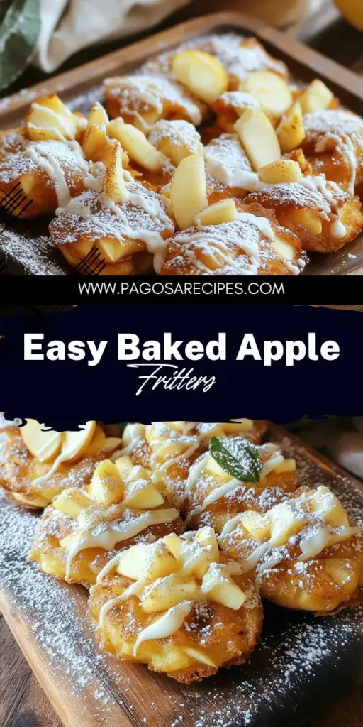Baked Apple Fritters are a delicious and easy treat that's perfect for any occasion! This simple recipe guides you through preparing sweet, warm fritters using the best apples for incredible flavor. Learn essential tips for baking success, serving suggestions, and fun variations to try. Ready to indulge in this homemade goodness? Click through to explore the complete recipe and bring these irresistible fritters to your kitchen!
