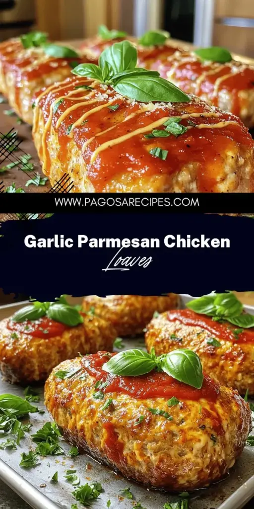 Savor the flavors of Garlic Parmesan Chicken Meatloaves with this easy and delicious recipe! Combining lean chicken, rich parmesan, and aromatic garlic, this dish is perfect for busy weeknights. You'll find step-by-step instructions, helpful tips, and tasty variations to make it your own. Ready to impress your family with a flavorful meal? Click through to explore the full recipe and elevate your dinner game today!